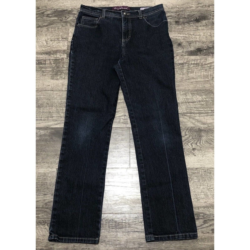 Gloria Vanderbilt Womens Denim Jeans 8P Petite Blue Amanda Slimming Mid Rise C45